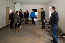 Tässä huoneessa oli kulkutautisairaalan aikana naisten osasto