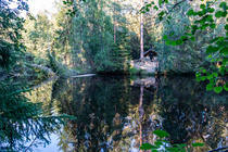 Kesäillan tunnelmaa Pleunan vastarannalta kuvattuna