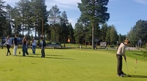 Puttaus harjoittelua.